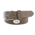 Zep-Pro Zep-Pro UTN-BOLPS-CRZ-LBR-38 Tennessee Volunteers Concho Emblem Crazyhorse Leather Belt Size 38 UTN-BOLPS-CRZ-LBR-38